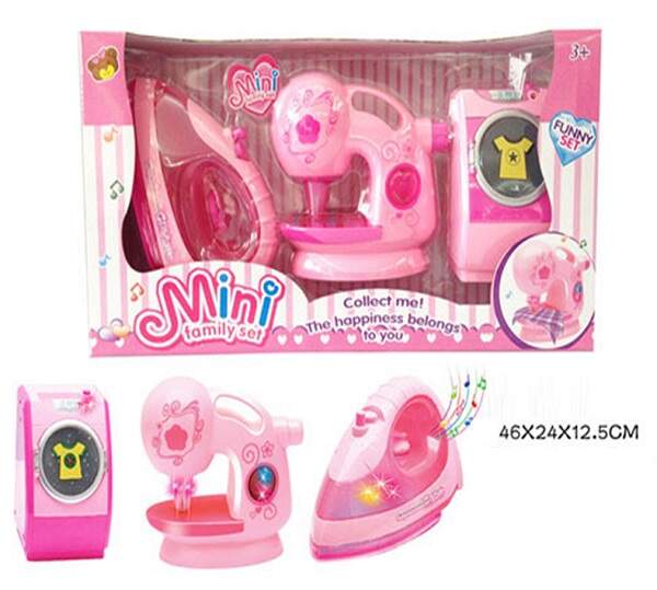 Побутова техніка 748-2 (24шт/2) світло-звук, праска, швейна машина, пральна машина, в кор. (шт.)