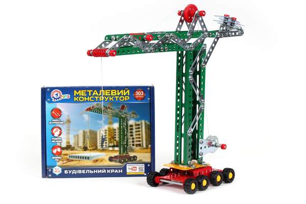 Конструктор металевий "Будівельний кран ТехноК" арт. 4838 (шт.)