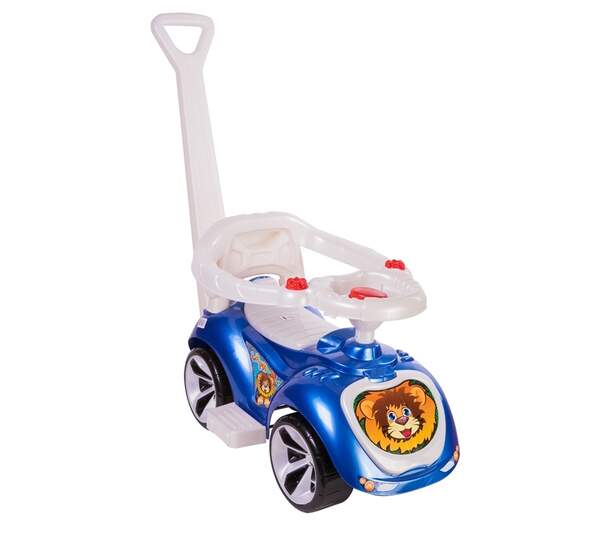 Машина-Каталка ЛАПКА з ручкою Синя 809 (шт.)