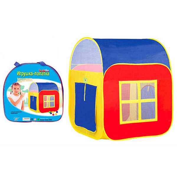 Намет M 1441 (12шт) куб, 86-86-105см, 2вх-на липуч, 2вікна-сітка, в сумці, 38-38-5см (шт.)