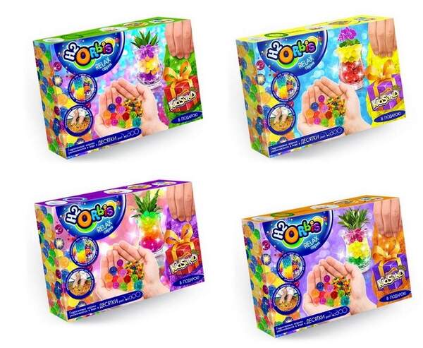 Набір креативної творчості "RELAX BOX" H2Orbis укр. (32) RLX-01-01U,02U,03U,04U (шт.)