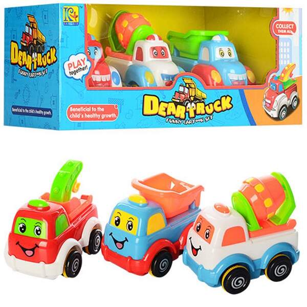 Набір будтехніки 7769-70-7 (96шт) інер-й, 3шт, 8см, 2види, в кор-ці, 24-11-9см (шт.)