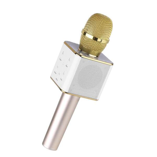 Мікрофон DM Karaoke Q7 золотий (40) 4006-40 (шт.)