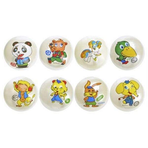 М'яч 9' BT-PB-0127 тварини 6мал.прозорий 70г сітка /240/ (шт.)