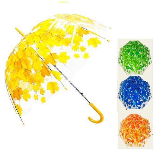 Парасолька-тростина напівавтомат "Осінь" глибокий d120см 8сп R83143 (60шт) (шт.)