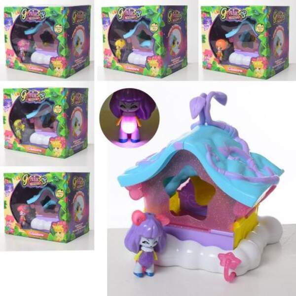 Будиночок JL005 (18шт) GL, 14-18-12см, фігурка 6,5см, світло, 6видів, в кор-ці, 21-19-16см (шт.)