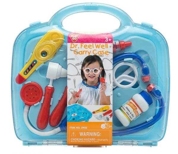 Лікар 2902 (462079) (18шт/2) шприц,градусник, ножиці, модель тіла Анатомія, …в кор.58 * 7,5 * 36см (шт.)