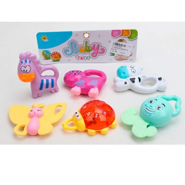 Брязкальце 2826 (120шт) 6шт, від 9см, в пакеті, 23-27-4см (шт.)