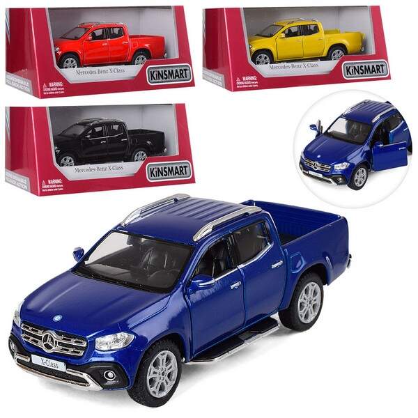 Модель пікап MERCEDES-BENZ X-Class 5'' KT5410W метал.інерц.відкр.дв.4кол.кор./96/ (шт.)