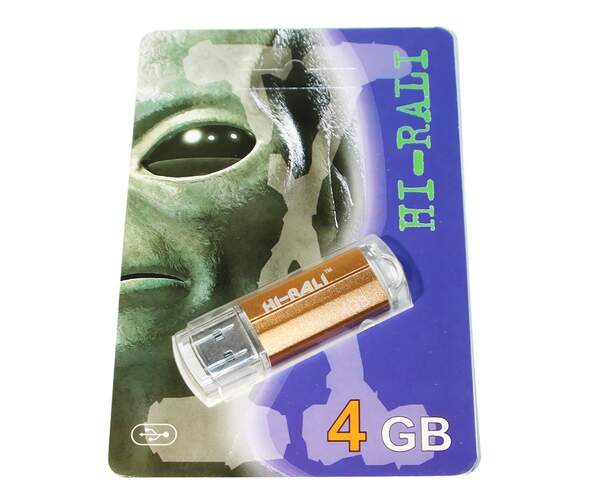 Usb флеш Hi-Rali 4Gb Corsair series  Bronze (шт.)