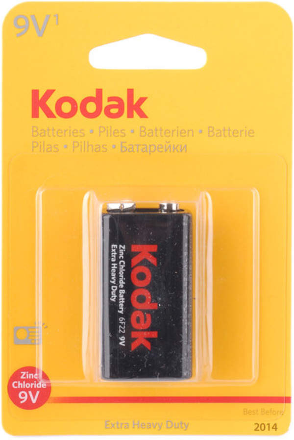 Kodak  крона 9v  (100шт\ящ) технічна (шт.)