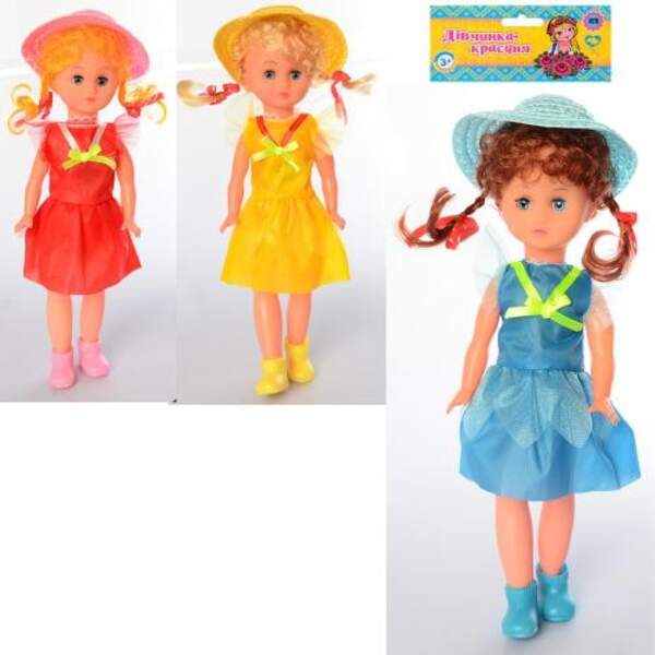 Лялька 16035BV (72шт) 37см, звук, мікс кольорів, у кульку, 14-46-9см (шт.)