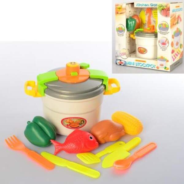 Мультиварка 6809 (24шт) 13см, кухонний набір, продукти, в кор-ці, 22,5-24-13см (шт.)