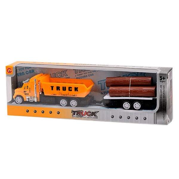 Трейлер 992-13 (120шт) інер-й, з причепом, 22см, колоди, в кор-ці, 25-8-4см (шт.)