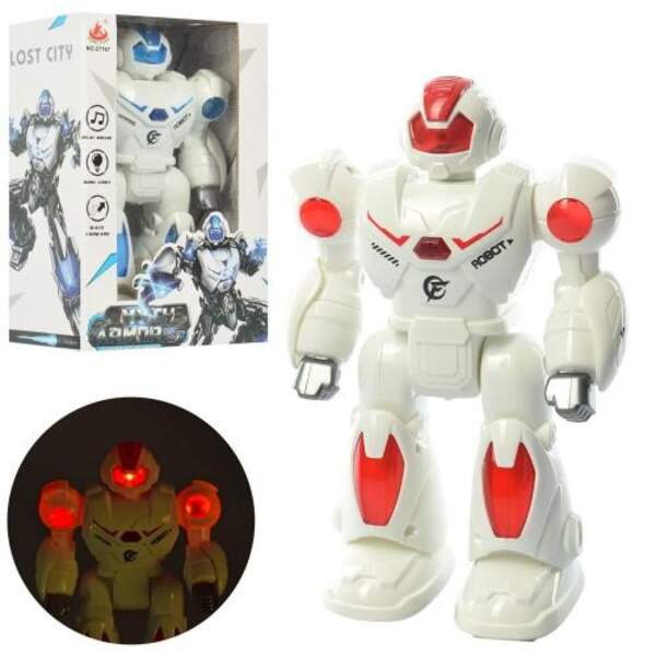 Робот 27167 (48шт) 22см, ходить, звук (англ, стрільби), світло, 2 кольори, на бат-ці, у кор-ці, 16-2 (шт.)