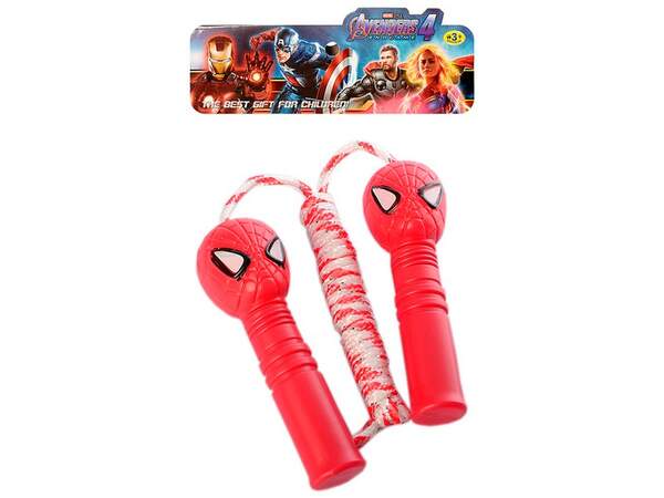 Скакалка M 6142 (216шт) AV, мотузка, на листі, 16-22-2,5см (шт.)