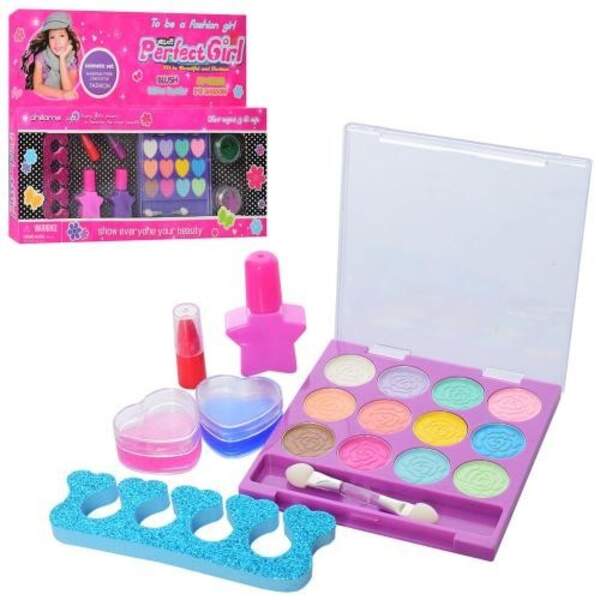 Косметика 335-02D(72шт/2) тени,лак,помада,кисточки,в кор.32,5*23,5*3,5 см (шт.)