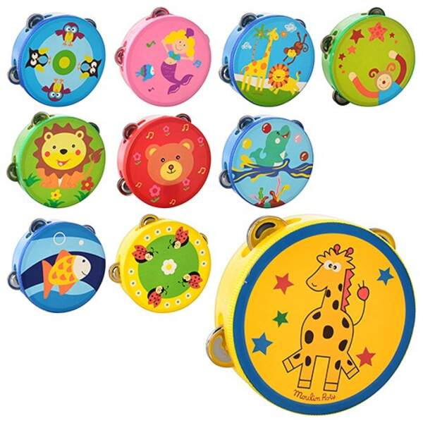 Дерев'яна іграшка Бубон MD 0367 (50шт) діаметр 15см, 10 видів, у кульку, 15,5-15,5-4,5см (шт.)