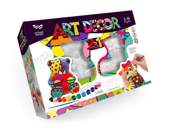 Креативна творчість "ART DECOR" 2в1 укр (5) ARTD-02-01U (шт.)