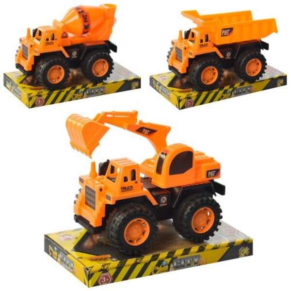 Будтехніка 6901 (120шт) інер-я, 14см, рухомі деталі, 3види, в слюді, 17,5-12-9,5см (шт.)