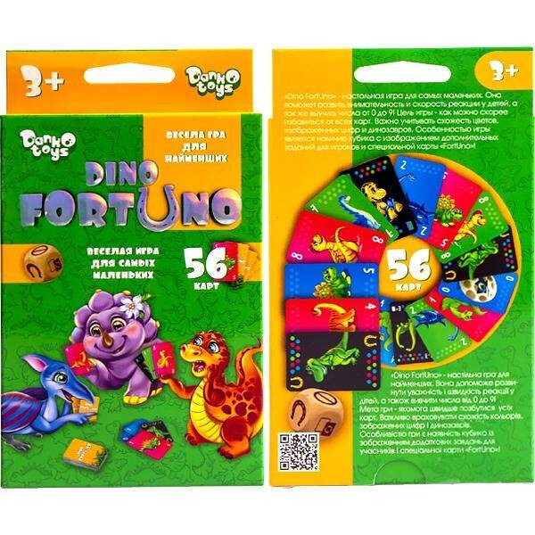 Розвиваюча настільна гра "Dino Fortuno" (32) UF-05-01 (шт.)