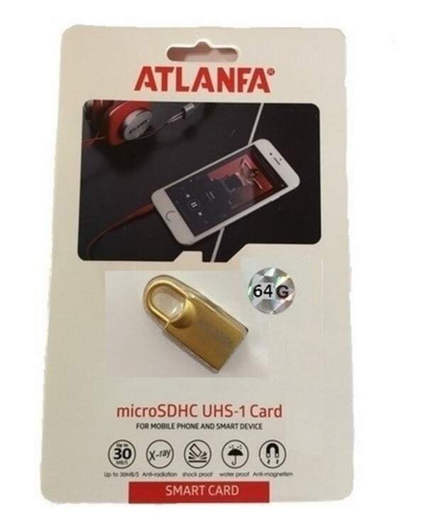 Флешка у вигляді міні-замку 2.0 64Gb ATLANFA AT-U7 (шт.)