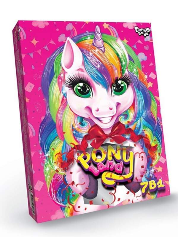 Креативна творчість "Pony Land 7 в 1" укр (5) PL-01-01U (шт.)