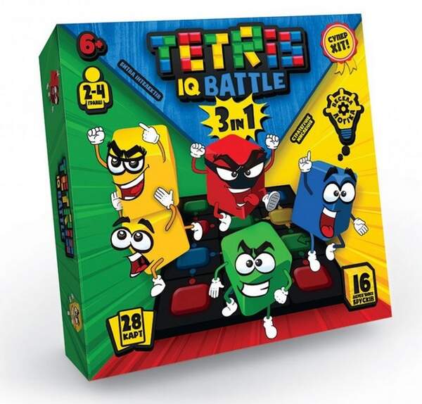 Розважальна гра "Tetris IQ battle 3in1" укр (10) G-TIB-02U (шт.)