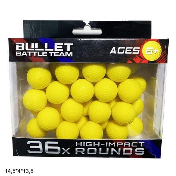 Пулі 823 м'які 2,21-2,23см.36шт.кул.14,5*4*13,5 /160/ (шт.)