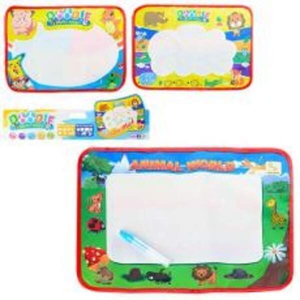 Килимок 66399-6-8 (120шт) для малювання водою 38-28см, 3 види, в кульку, 29-48-1см (шт.)