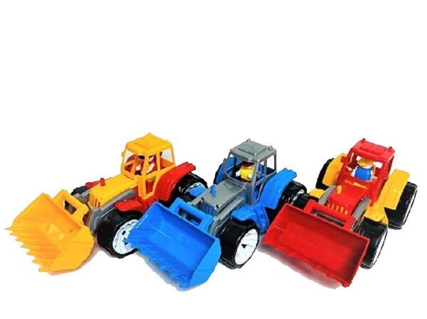 Набір дитячий "Трактор BAMS  1  ковш" цветной и черний BAMSIC, арт.007/7 Бамсік (шт.)