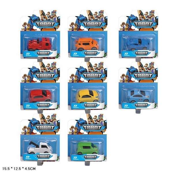 Машина Tobot TB9998-1 (576шт/3) 8 видів, на планш. 15,5*12,5*4,5см (шт.)