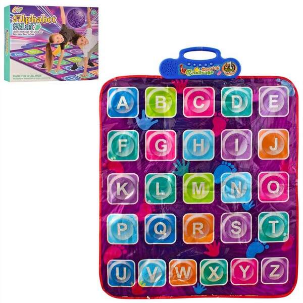 Килимок музичний SY009B (12шт) 73-93см, звук-абетка (англ), на бат-ці, кор-ка, 38,5-32,5-6см (шт.)