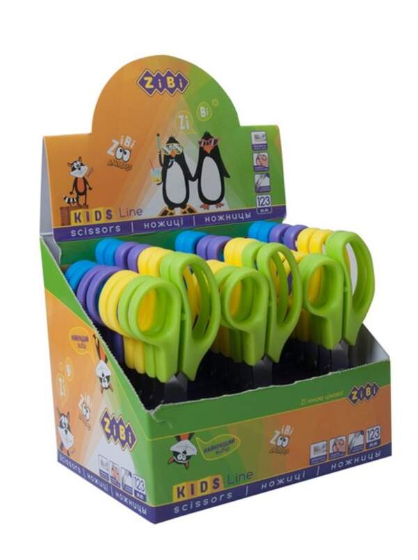 Ножиці дитячі, 123мм ZB.5000 (24/288шт) (шт.)