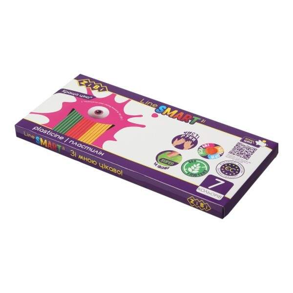 Пластилін 7 кольорів, 140 ZB.6222 ( 1/12/120шт) (шт.)