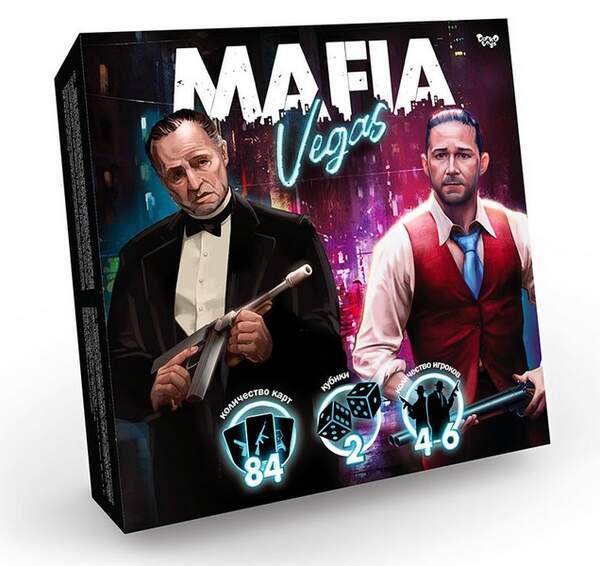 Розважальна гра "MAFIA. Vegas" укр (10) MAF-02-01U (шт.)