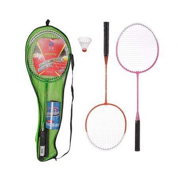 Бадмінтон BT-BPS-0075 2 ракетки (кручена нитка) з воланчиками в сумці 3кол./30/ (шт.)