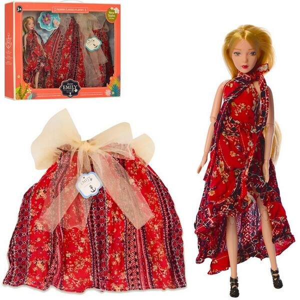 Лялька QJ091 (9шт) 30см, шарнірна, спідниця 29см, в кор-ці, 48-35-6,5см (шт.)