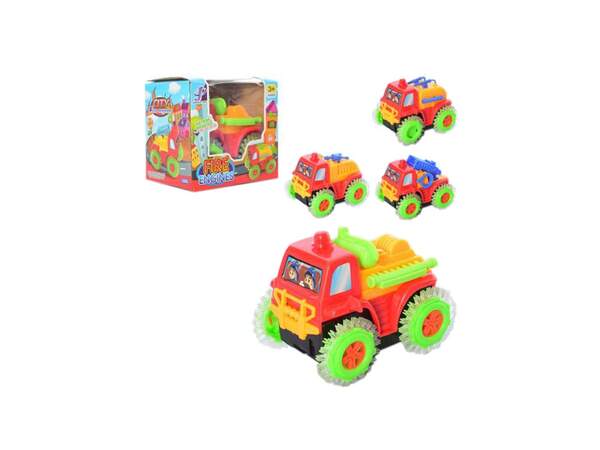 Пожежна машина 0859 (144шт) 11см, 4 види, на бат-ці, у кор-ці, 11,5-10,5-9см (шт.)