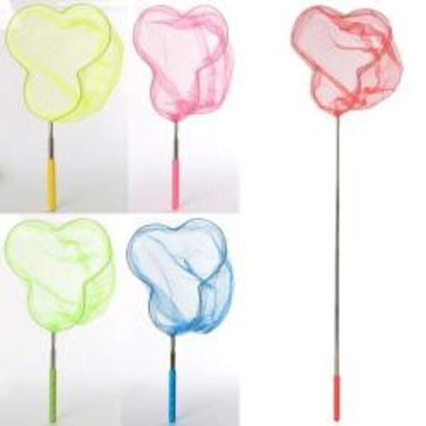 Сачок для метеликів MS 1287-4 (60шт) ручка-телескоп.от17до66см,діам. 21см,довжина39до87см,метал,5кол (шт.)