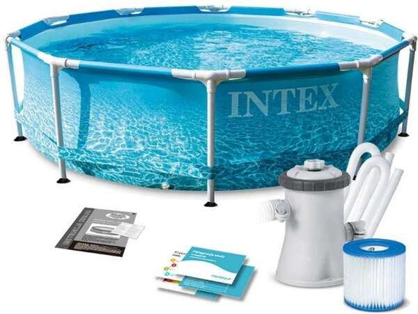 Басейн каркасний 28208 (1шт) 305-76см, 4485л, з 220V фільтр-насосом, в кор-ці, (шт.)