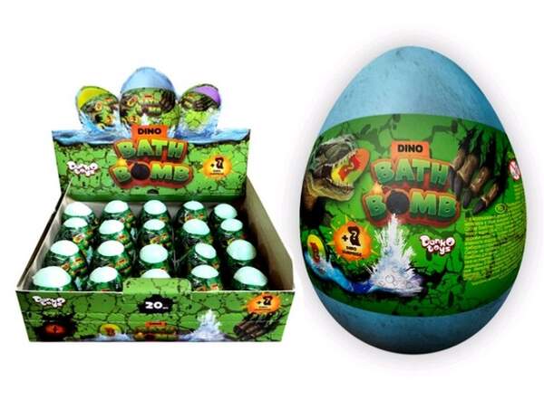Креативна творчість "Bath Bomb" Dino (20) BB-02-02 (шт.)