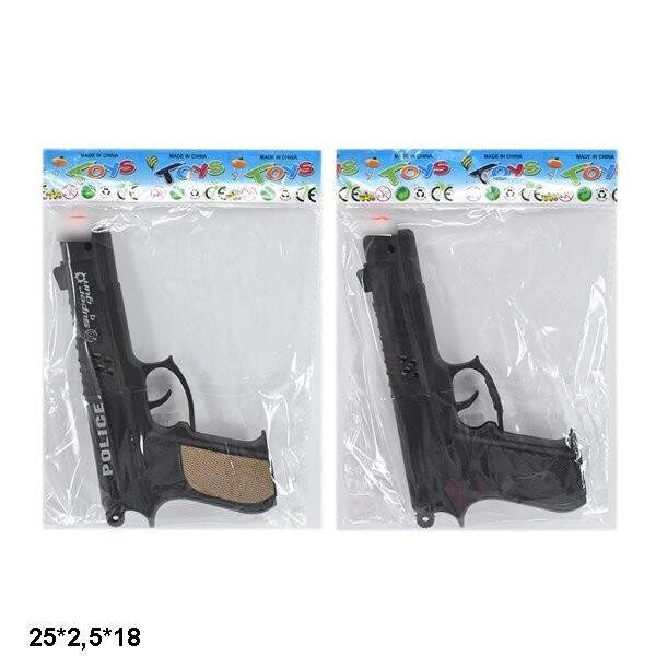 Пістолет-тріскачка1911-9/11  (384шт/2)  2 кольори, в пакеті 25*3*13см (шт.)