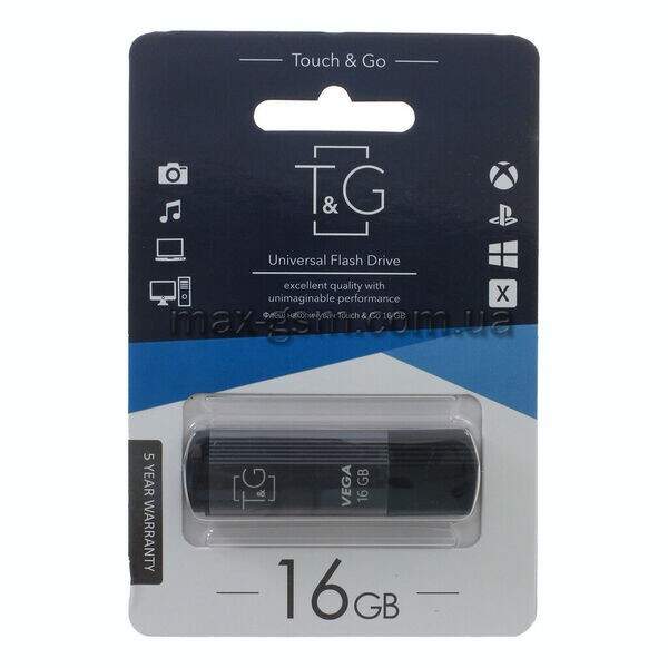 Usb флеш T&G 121 Vega  series  16 Gb Grey (шт.)
