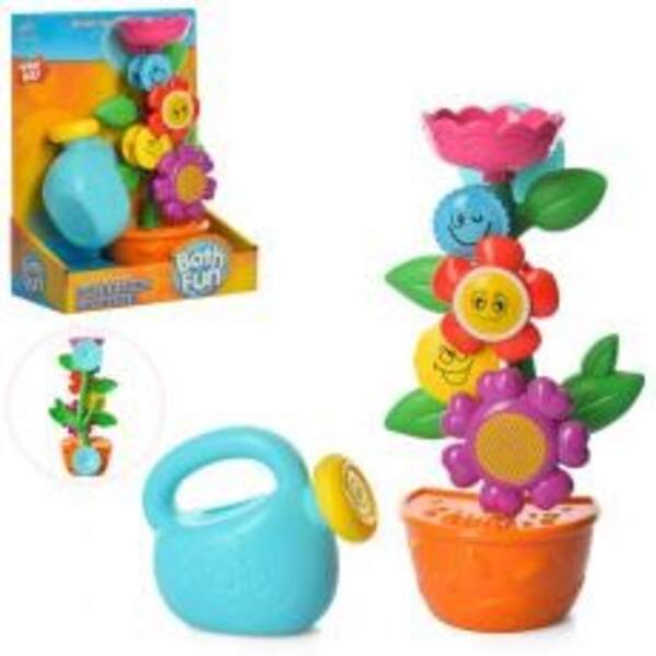 Водопад 9909 (36шт) для купания, цветок в горшке(присоска), лейка, в кор-ке, 21-27-10см (шт.)