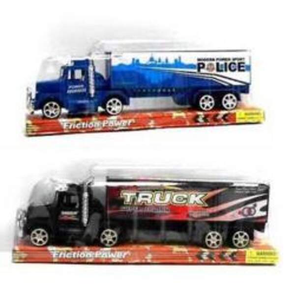 Трейлер 558-PP-HGP (84шт) 27,5см, 2види(1вид поліція), в слюді, 29-10,5-6см (шт.)