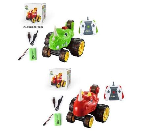 Р.К.Трюкач ZS801 B1 динозавр акум.USB.світ.оберт.2кол.кор.21,8*18,5*20,8 /24/ (шт.)