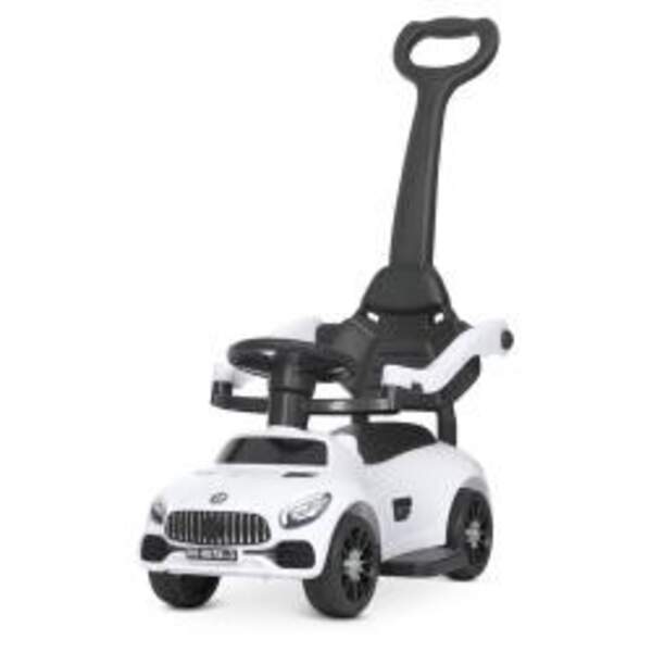 Каталка-толокар M 4578-1 (1шт) батьк..ручка,д79-ш40-в92см, муз, світ,подст.для ніг,на бат-ці, білий (шт.)