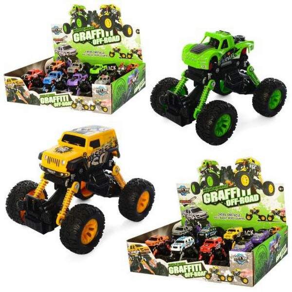 Джип KLX500-429-30 (48шт) инер-я, 15см, 4х4, 2 вида, 8шт(4вида) в дисплее,46-32-11см (шт.)