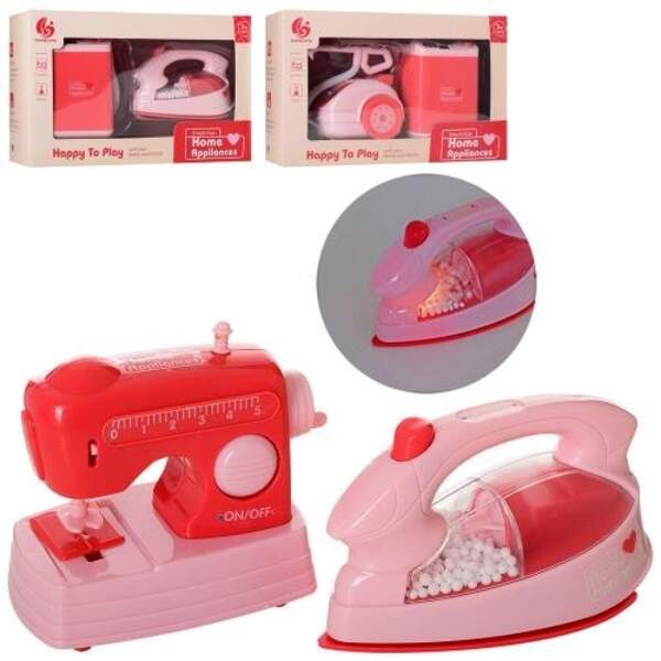 Набір побутової техніки RD-204-205-206 (24шт) 2шт, від 9см, світло, рухомі деталі, 3 види, бат, кор, (шт.)